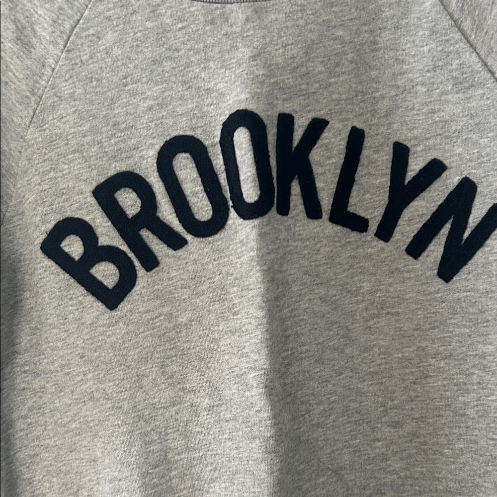 J. Crew Heather Gray Brooklyn Sweatshirt - Picture 2 of 5